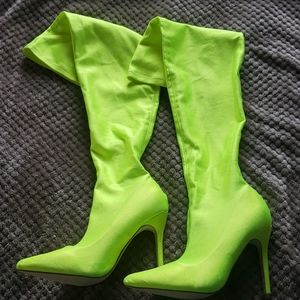 Thigh high boots, New